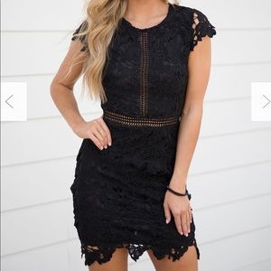 NWT Black Lace Dress